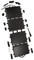 Fesselplatte ?Bondage Board 2.0?, extralang, zusammenklappbar, mit Trageriemen