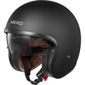 Nexo Jethelm Urban Style Motorradhelm matt schwarz Größe M