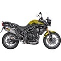 Akrapovic Auspuff Slip-On Titan für Triumph Tiger 800 2011-2016