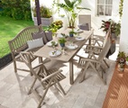 undefined, Ausziehbarer Gartentisch