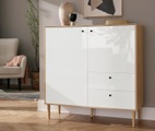 undefined, Highboard »Bekeson«, weiss