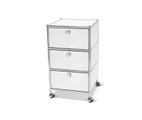 undefined, Rollcontainer »CN3« mit 3 Schubladen, weiss