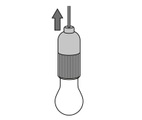 LED-Lampe mit Karabiner