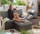 undefined, Sofa-Liege »Tinus« mit Relax-Komfort-Kissen, schwarz