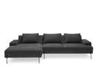 Scapa Ecksofa mit Longchair links, anthrazit