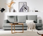 Scapa Dreisitzer-Sofa, light grey