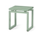 undefined, Hocker aus Massivholz, salbei