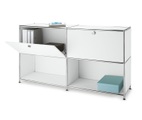 undefined, Metall-Sideboard mit 2 versetzbaren Klappfächern