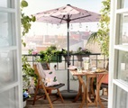 undefined, Balkon-Sonnenschirm, ca. 160 x 200 cm