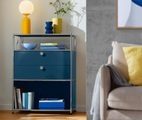 undefined, Kommode »CN3« mit 2 Schubladen, blau