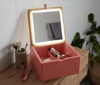 Aufbewahrungsbox mit LED-Spiegel