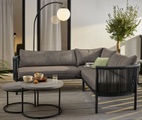 undefined, Lounge-Ecke »Jara« mit Textilgeflecht