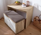 Bank-Tisch-Set, ca. 93 x 60 cm