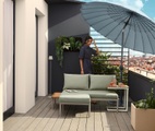 undefined, Flexibles Balkon-Lounge-Set »Liska«