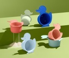 6 Bade- und Sandspielbecher