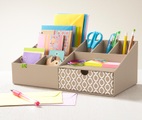 Schreibtisch-Organizer, grau