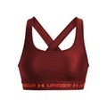 UNDER ARMOUR, Under Armour Crossback Mid Sport-BH Damen - Dunkelrot, Rot