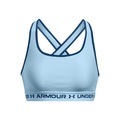Under Armour Crossback Mid Sport-BH Damen - Hellblau, Schwarz