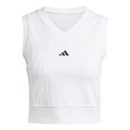 adidas Crop Pro Sport-BH Damen - Weiß