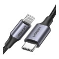 Ugreen Lightning zu USB-C 2.0 Kabel - Grau