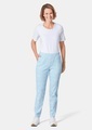 Druckhose Martha - himmelblau / gemustert - Gr. 38 von Goldner Fashion