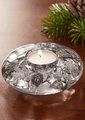 Glas-Dekoration - silber - Gr. Ø 7 / H 8 cm von Goldner Fashion