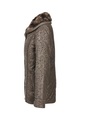 Winterjacke mit Fellimitat - taupe - Gr. 44 von Goldner Fashion