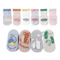 1 Pair Cute Cartoon Baby Cotton Socks Baby Socks Cartoon Pattern Anti-skid Breathable Baby Floor Socks for Household calcetines