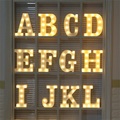 Remote Control Alphabet Letter Lights Led Light Up White Plastic Letters Standin Led Christmas Halloween Holiday Party Light