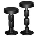 30-110mm Adjustable Threaded Bed Frame Anti-Shake Tool, Headboard Stoppers, Bedside Anti Shake Tool for Beds Cabinets Sofas
