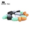 LOFCA 50pcs Baby Plastic Breakaway Clasps For Baby Teething Slicone Beads Chain Closure For Teething Necklace Magnetic Clasp