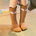 Unisex Baby Knee Socks Fox Pattern Anti-slip Newborn Baby Stockings For Baby 0-24 Months Toddler Winter Socks CL1018