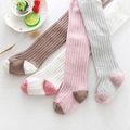 Newborn Warm Stripe Soft Cotton Baby Girl Tights Infant Solid Leg Warmers Pantyhose Baby Breathable Comfortable Stockings