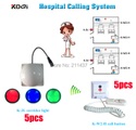 Wireless patient nurse call system K-W2-H button be installed on each patient bed and room light for nurse from outside
