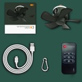 NEW Remote Control Timing USB Powered Ceiling Fan Air Cooler 4 Speed USB Fan for Bed Camping Outdoor Hanging Camper Tents Fan