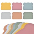 Baby Silicone Table Mat Baby Dining Appliance Waterproof Feeding Plate Mat Kid Cookware Heat Resistant Dining Table Pads