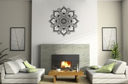 Mandala Wall Art, Wall Decor, Boho Decor, Zen Wall Art, Yoga Studio Decor, Wall Hanging, Above Bed Decor, Metal Wall Art, Wall D