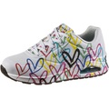 Skechers Wedgesneaker »UNO-SPREAD THE LOVE«, mit auffälligem Graffiti-Print