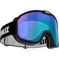 Bliz Skibrille Rave - Matt Black, Light Orange w Blue Multi