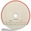 Fastech HOOK HM PS-A69 20MM Klettband zum Aufkleben Haftteil (L x B) 25000 mm x 20 mm Weiß 25 m