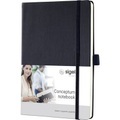 Sigel Notizbuch CONCEPTUM® CO121 kariert Schwarz Anzahl der Blätter: 97 DIN A5