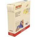 Fastech B30-SKL000025 Klettband zum Aufkleben Haft- und Flauschteil (L x B) 25000 mm x 30 mm Weiß 25 m