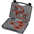 Seegeringzangen-Set Passend für Außen- und Innenringe 12-25 mm, 19-60 mm 10-25 mm, 19-60 mm Spitzenform abgewinkelt 90°,