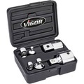 Steckschlüssel-Adapter-Set Antrieb (Schraubendreher) 1/4 (6.3 mm), 3/8 (10 mm), 1/2 (12.5 mm), 3/4 (20 mm) Abtrieb 1/4