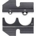 Knipex 97 49 23 Crimpeinsatz Unisolierte Kabelschuhe, Unisolierte Steckverbinder 16 bis 25 mm² Passend für Marke Knipex