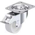 Blickle 481457 Stahlblech-Lenkrolle mit Feststeller, Ø 75 mm Ausführung (allgemein) Lenkrolle mit Anschraubplatte und