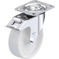 Blickle 311811 Stahlblech-Lenkrolle mit Feststeller, Ø 125 mm Ausführung (allgemein) Lenkrolle mit Anschraubplatte und