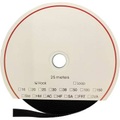 Fastech T0103899990225 Klettband zum Aufkleben Haftteil (L x B) 25000 mm x 38 mm Schwarz 25 m