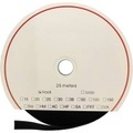 Fastech T0101699990225 Klettband zum Aufkleben Haftteil (L x B) 25000 mm x 16 mm Schwarz 25 m