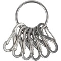 NITE Ize Schlüsselring mit Karabiner NI-KRGS-11-R3 KeyRing 6 S-Biner Silber 1 St.